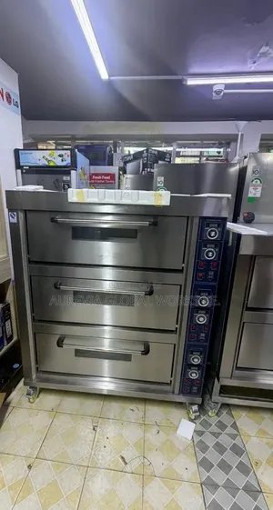 Euromax 3-Deck, 6-Tray Commercial Deck Oven – Free Trays Included