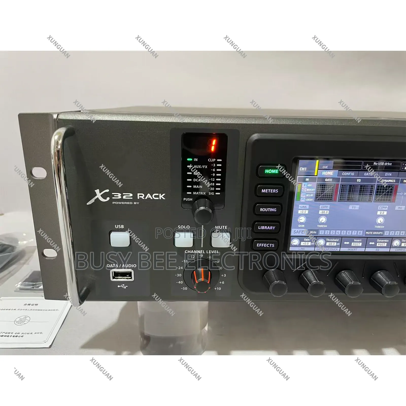 X32 RACK 40-Input, 25-Bus Digital Rack Mixer Professional Console