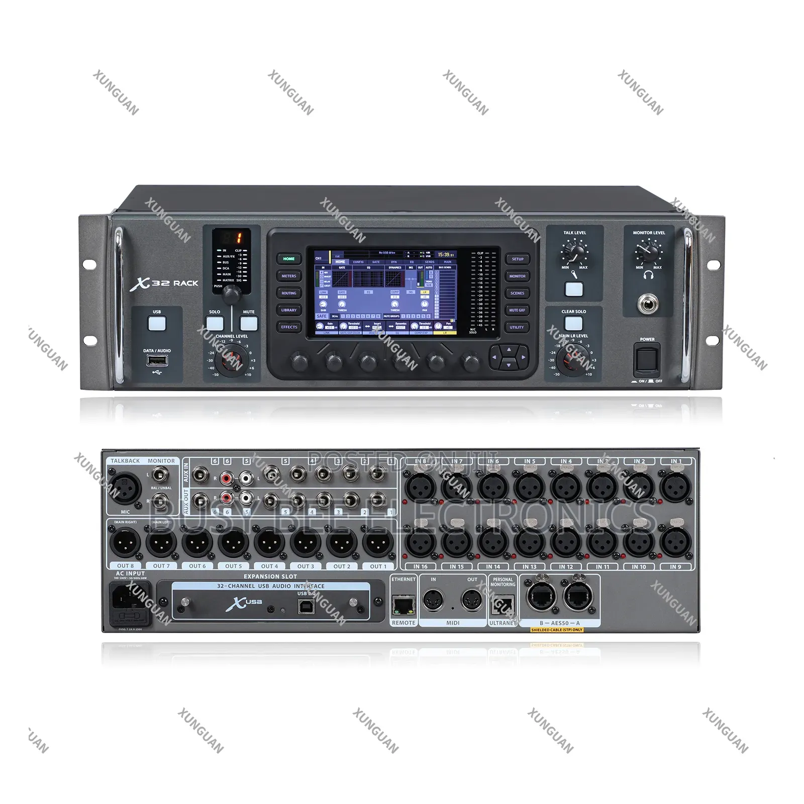 X32 RACK 40-Input, 25-Bus Digital Rack Mixer Professional Console