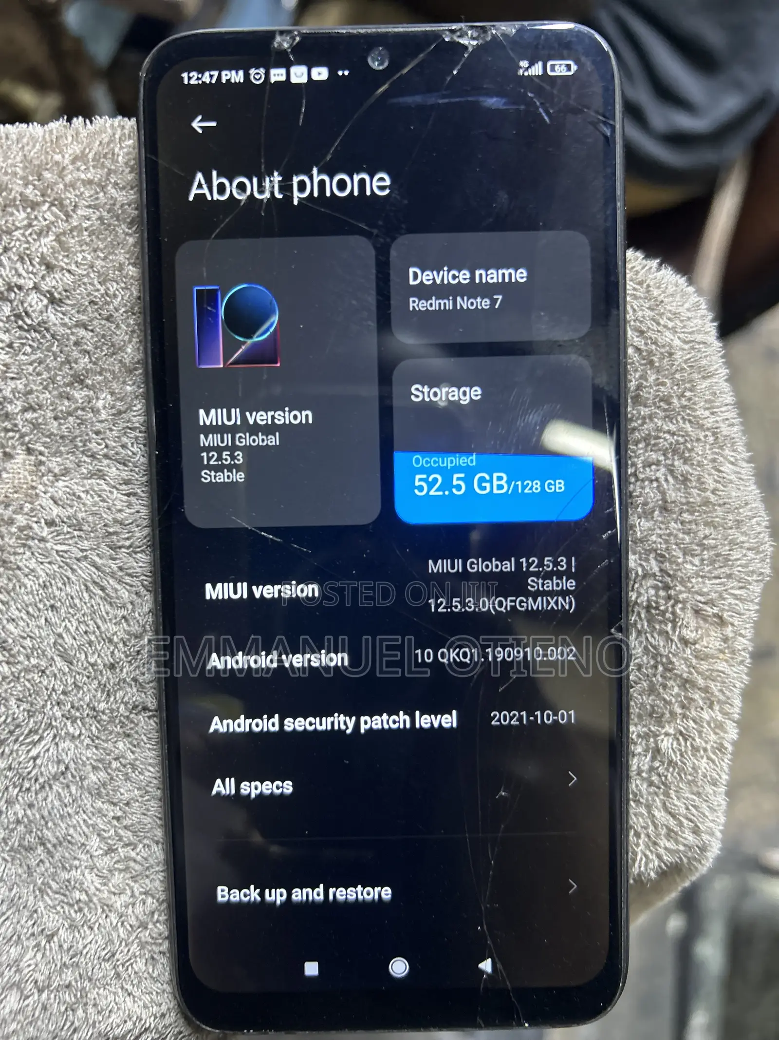 Xiaomi Redmi Note 7 128 GB Red