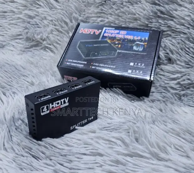 1-in-4-Out HDMI Splitter 4K at 30Hz