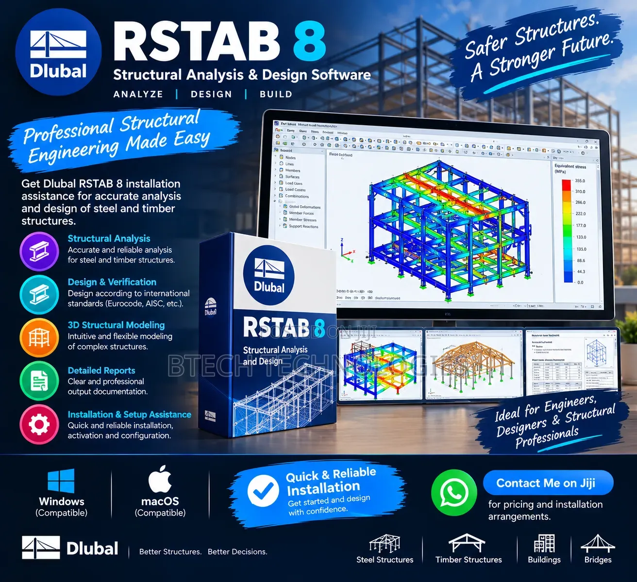 Dlubal RSTAB 8 Structural Analysis Software Installation