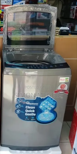 Ramtons RW/136 - Fully Automatic 12Kg Washer - Silver(1YR WRTY)