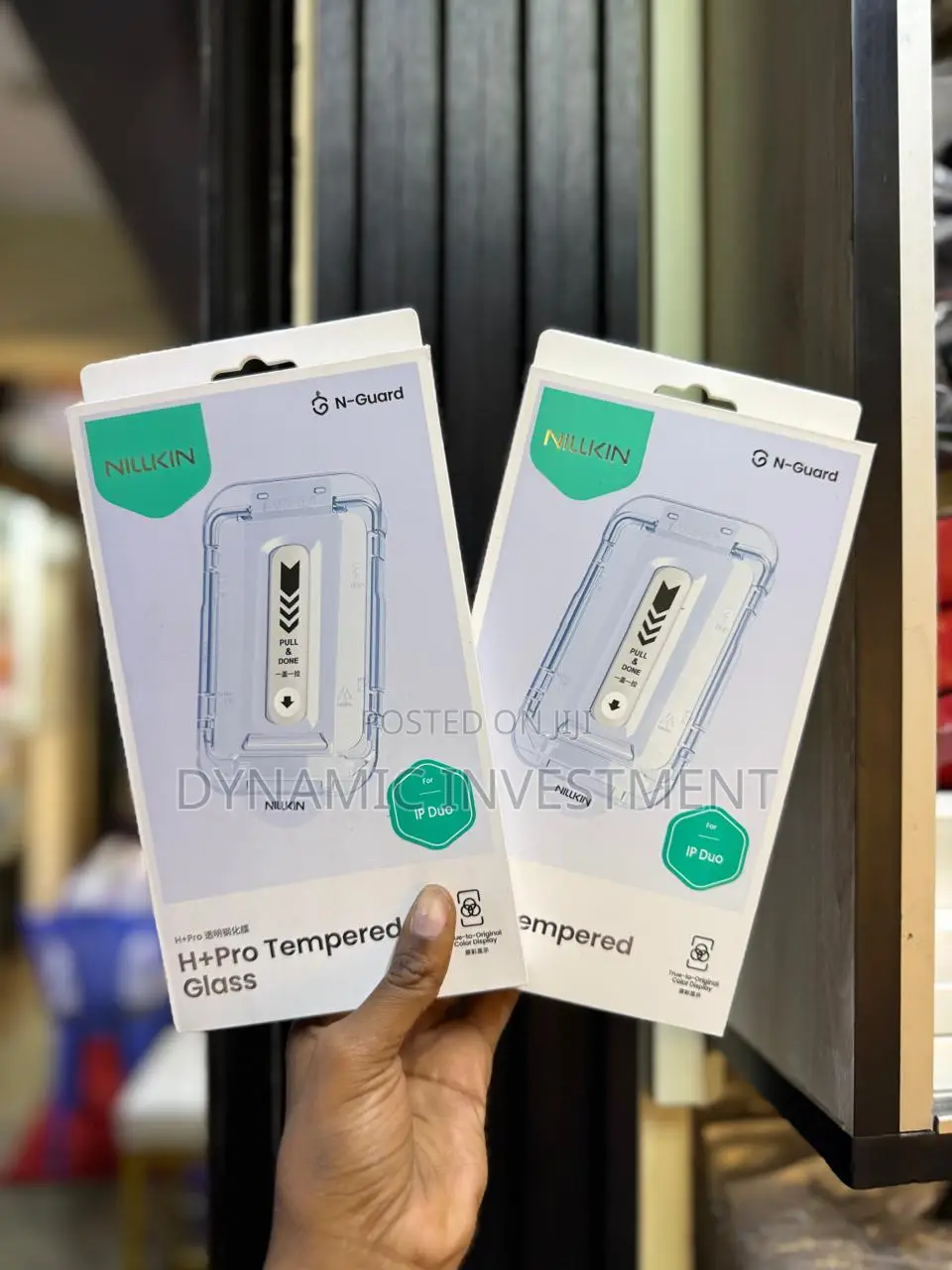 Apple iPhone DuoNillkin Glass Screen Protector With Auto Fit Tray