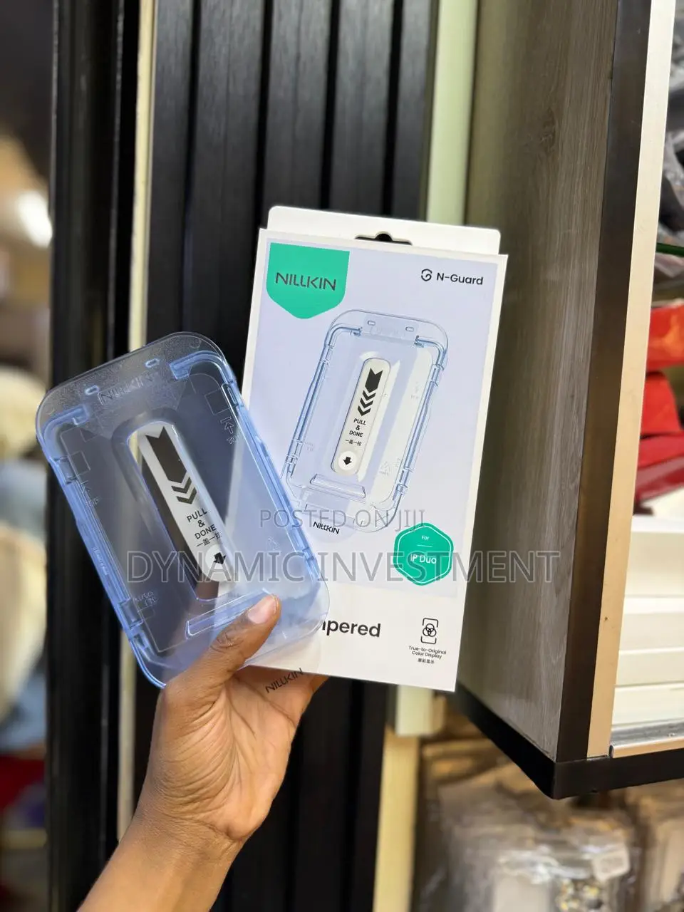 Apple iPhone DuoNillkin Glass Screen Protector With Auto Fit Tray