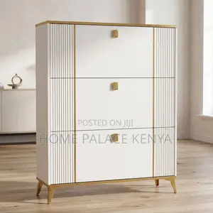 Shoe Rack; Modern Wooden Shoe Cabinet for Stylish Entryway Storage