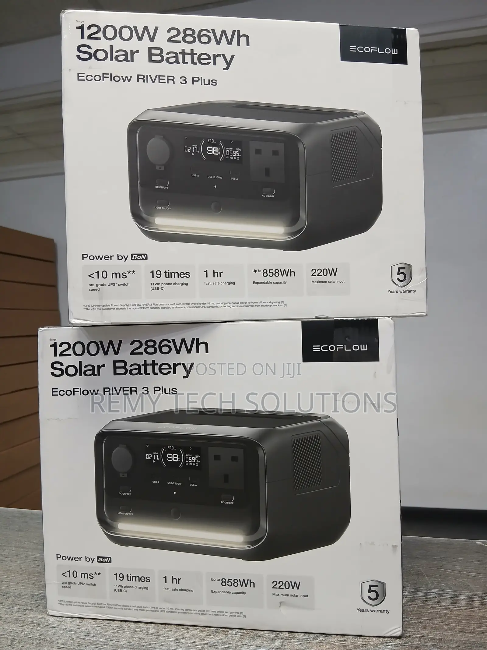 EcoFlow River 3 Plus 1200W 286Wh Portable Power Station