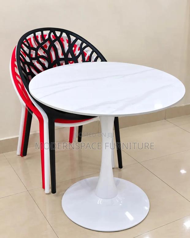 Round Marble Dining Table - main view