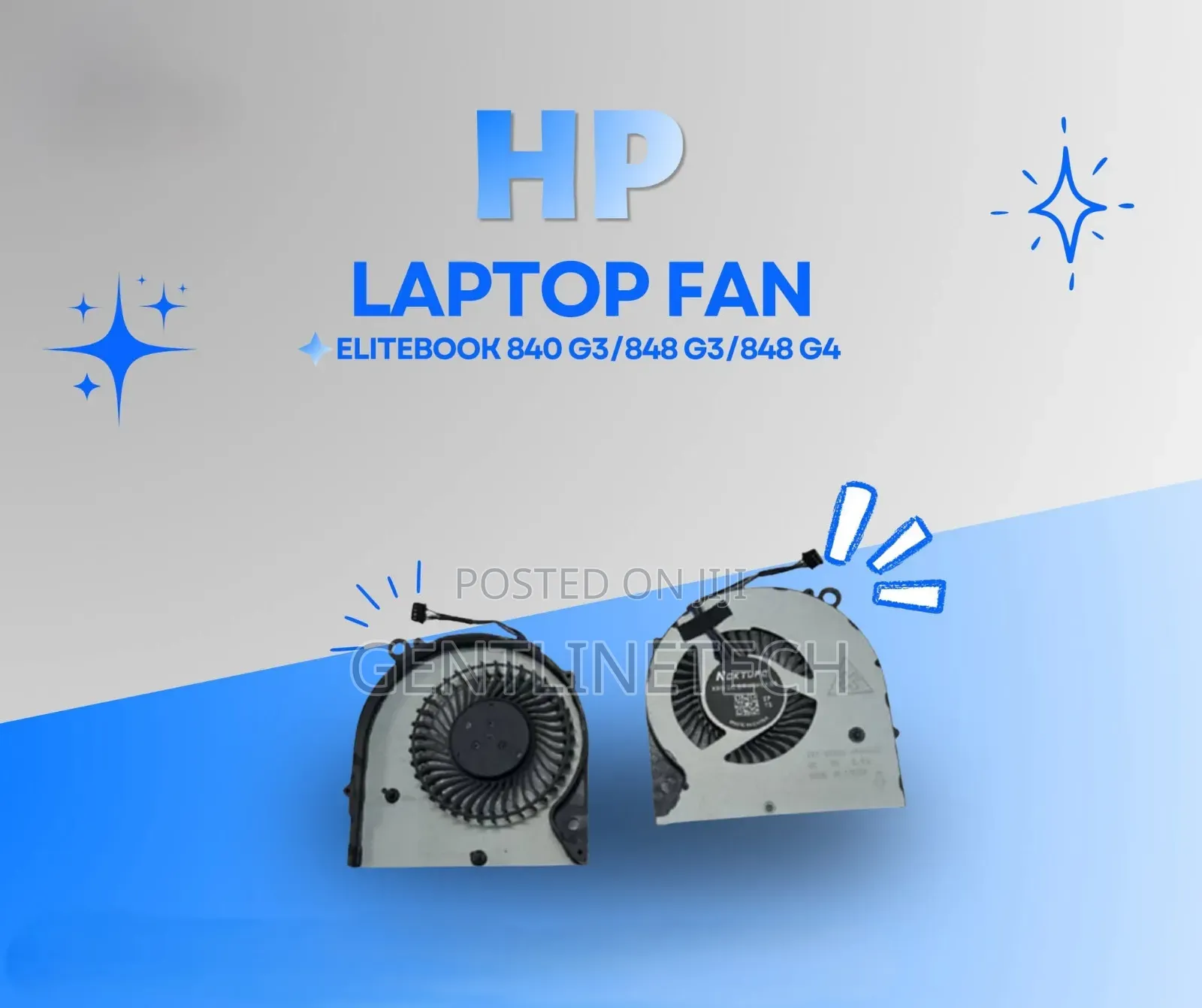 HP EliteBook 840 G3 / 848 G3 / 848 G4 Cooling Fan