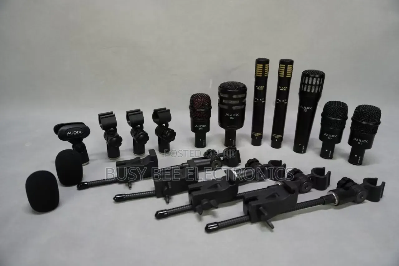 DP7 Super Good Quality Metal Dynamic and Condenser Drum Kit Microphone