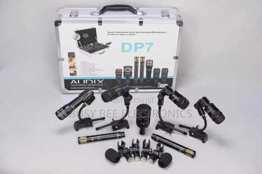 DP7 Super Good Quality Metal Dynamic and Condenser Drum Kit Microphone