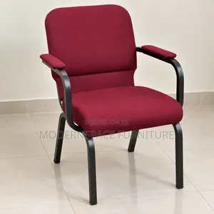 Maroon Padded Visitor Chair