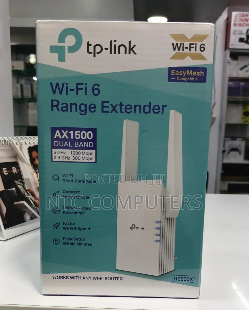 TP-Link Re505x Ax1500 Dualband Mesh-Wifi Extender