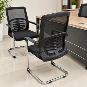 Modern Mesh Guest Chairs