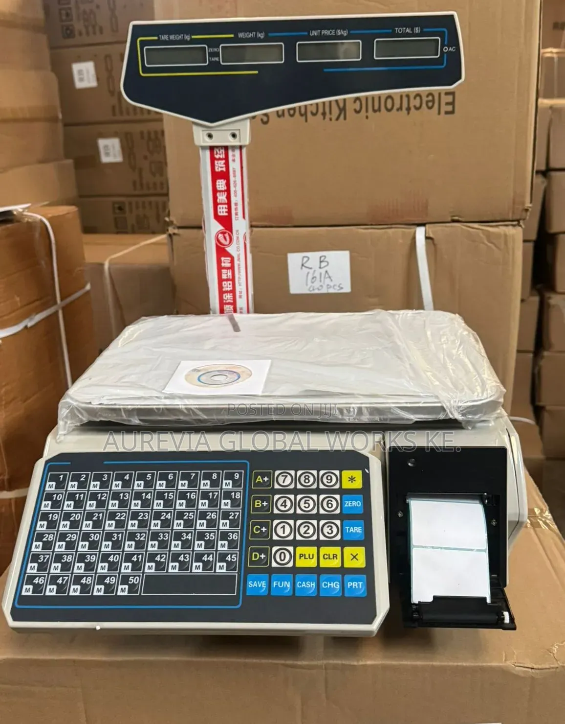 Acs 30kg Electronic Barcode Printing Scale