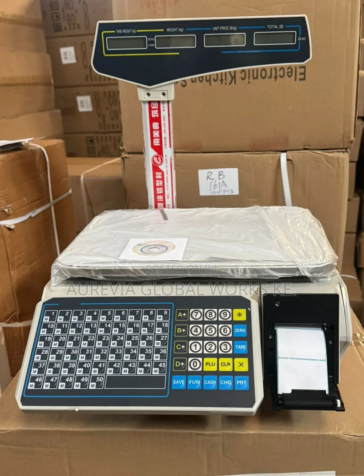 Acs 30kg Electronic Barcode Printing Scale