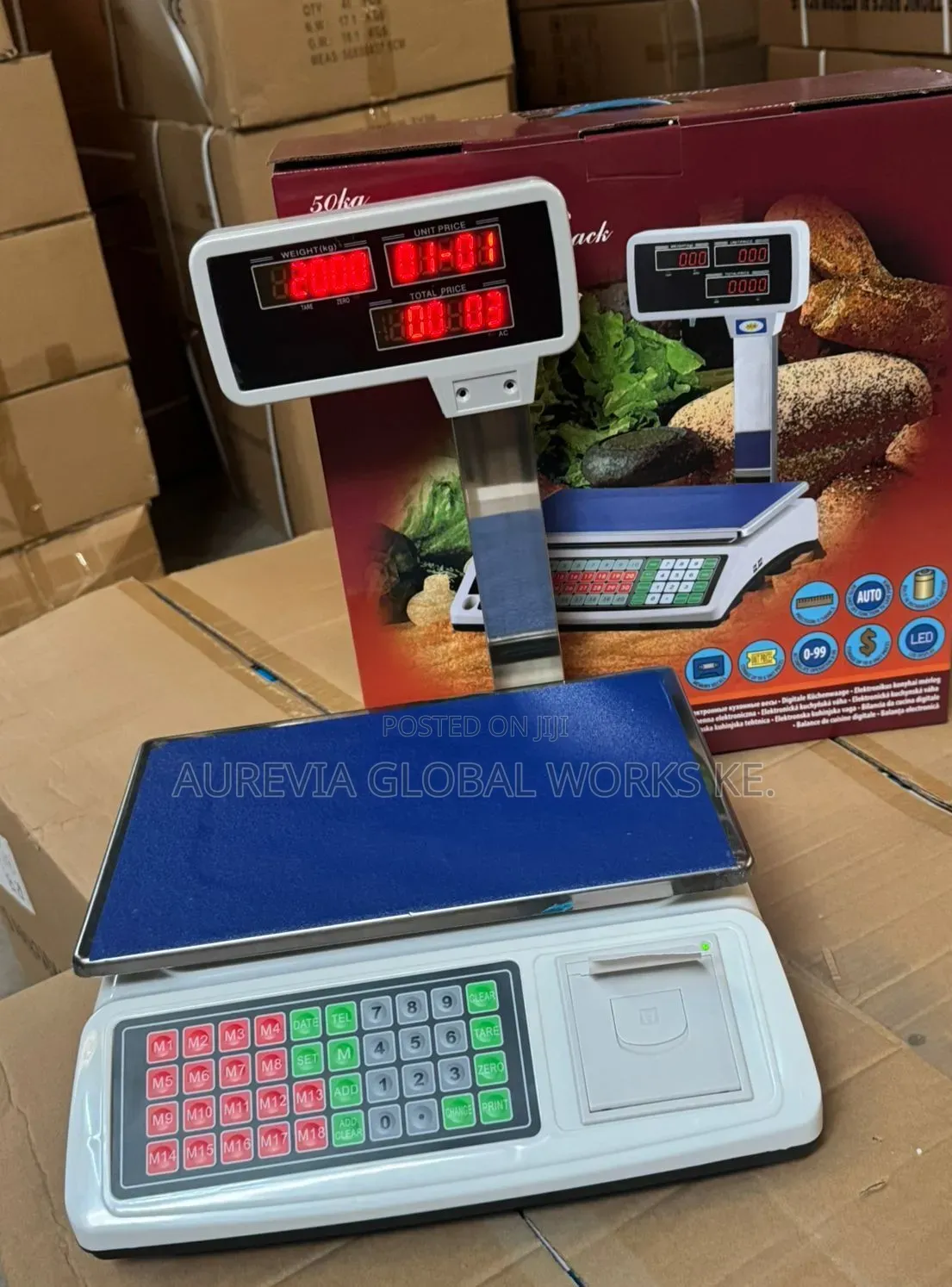 50kg Electric Weighing Scale With Receipt Printer