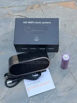 Discreet Indoor Clock Camera With HD Video Recording