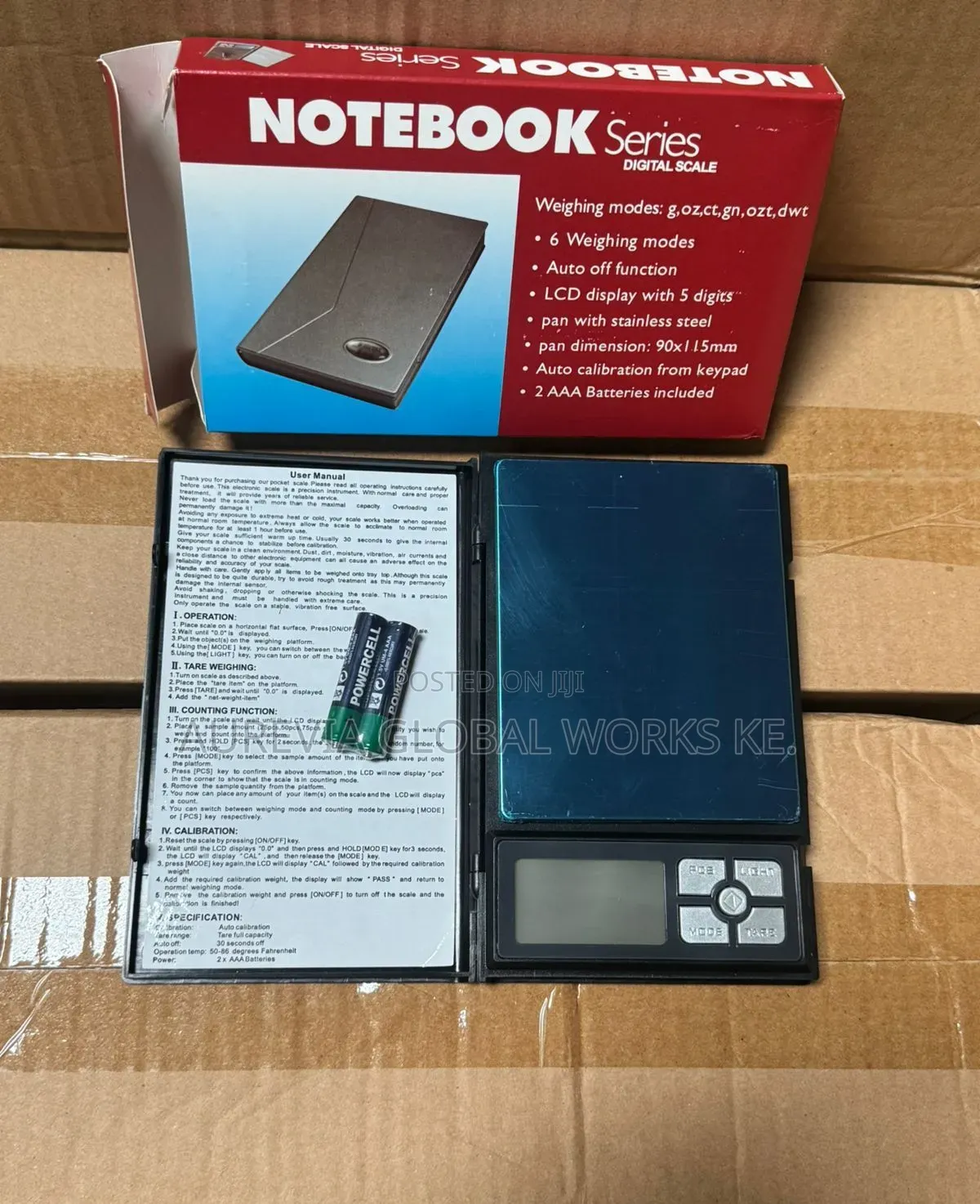 Notebook 500g Digital Weighing Scale