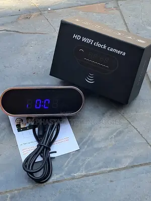 Wireless WiFi Clock Camera for Home and Office Monitoring
