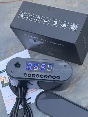 Digital Clock Spy Camera With WiFi Connectivity and HD Video Recording