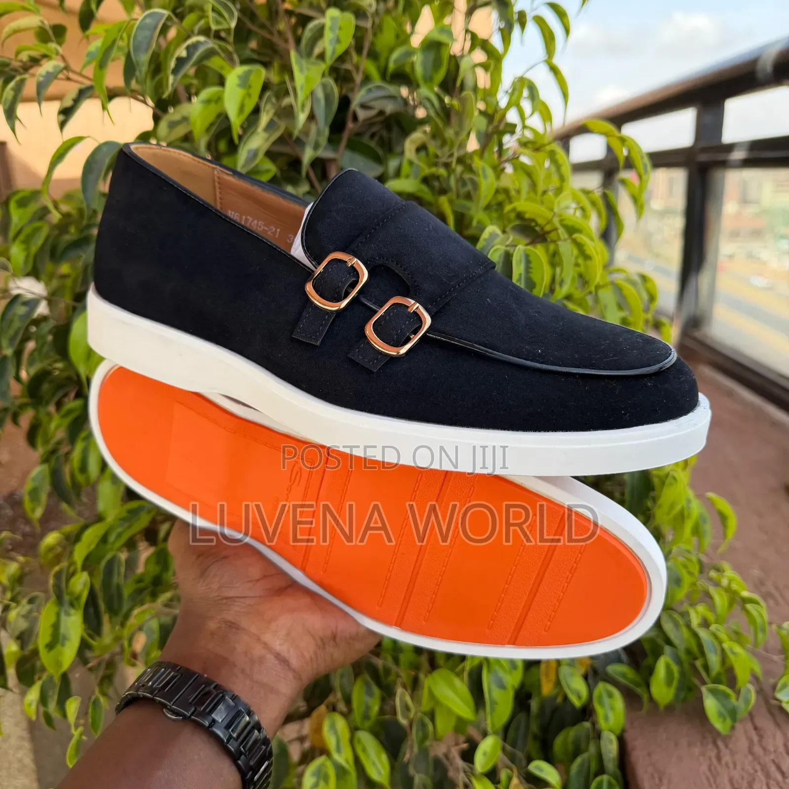 Santoni Suede Loafers