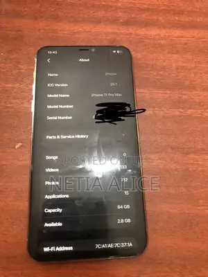 Apple iPhone 11 Pro Max 64 GB Gold