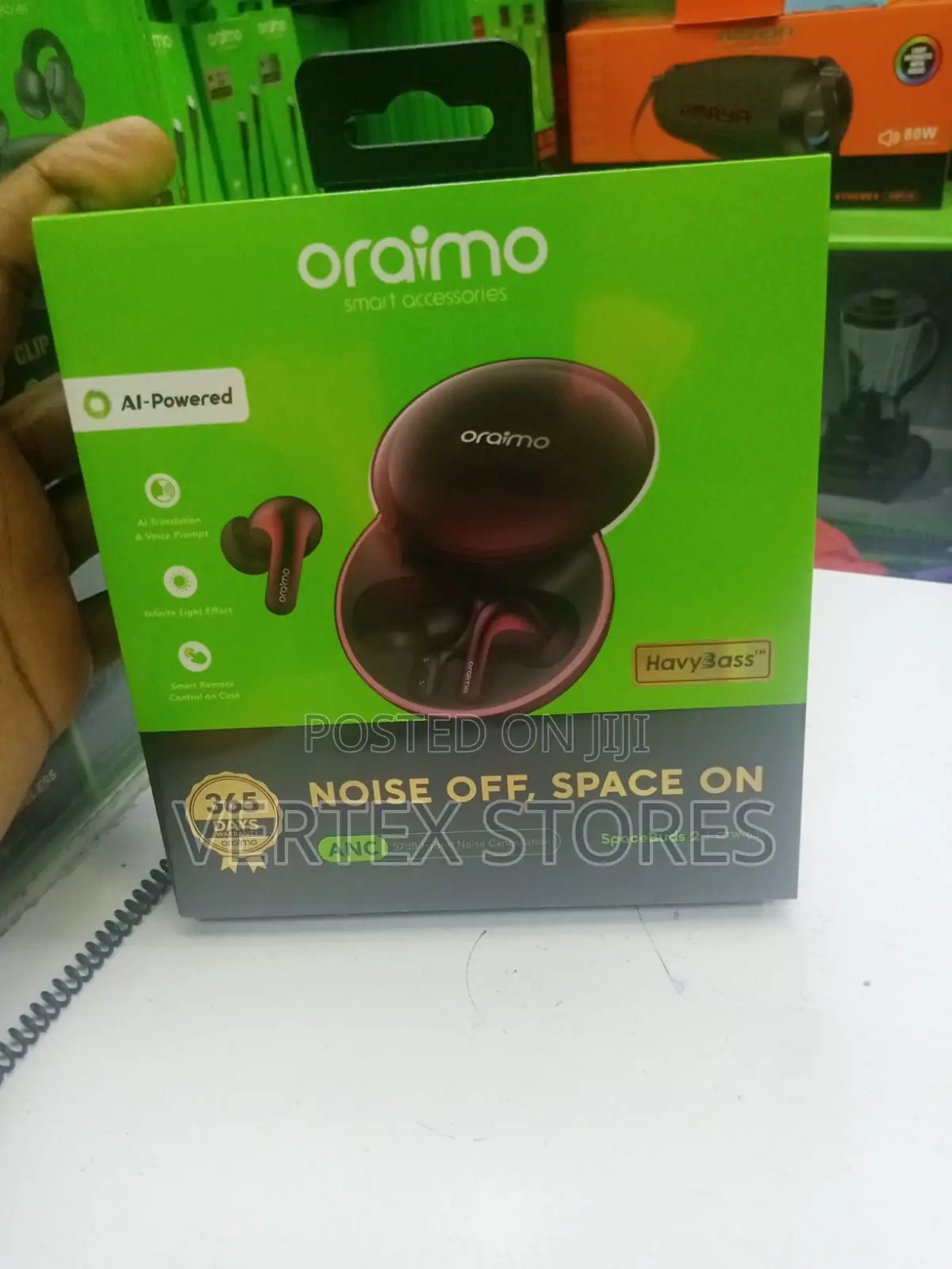 Oraimo SpaceBuds 2 ANC Wireless Earbuds – OTW-631