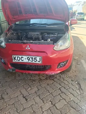 Mitsubishi Mirage 2014 Red