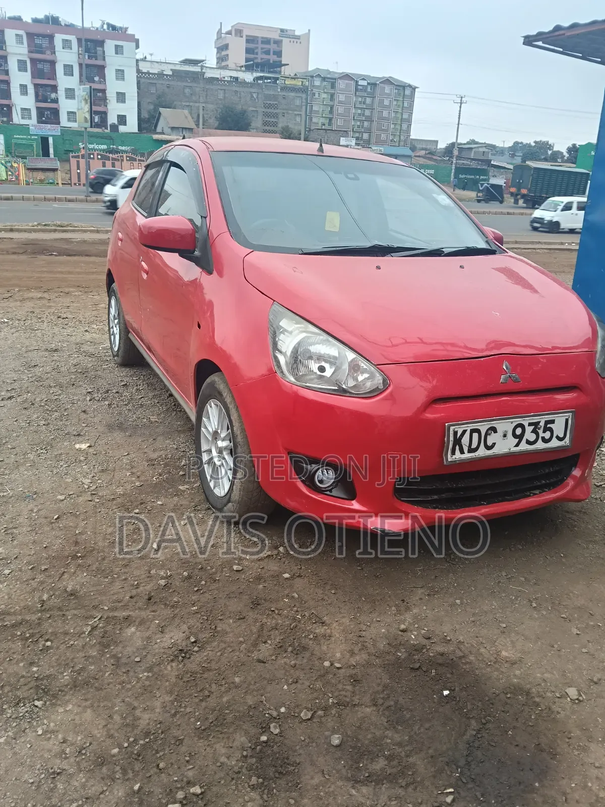 Mitsubishi Mirage 2014 Red