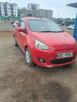 Mitsubishi Mirage 2014 Red