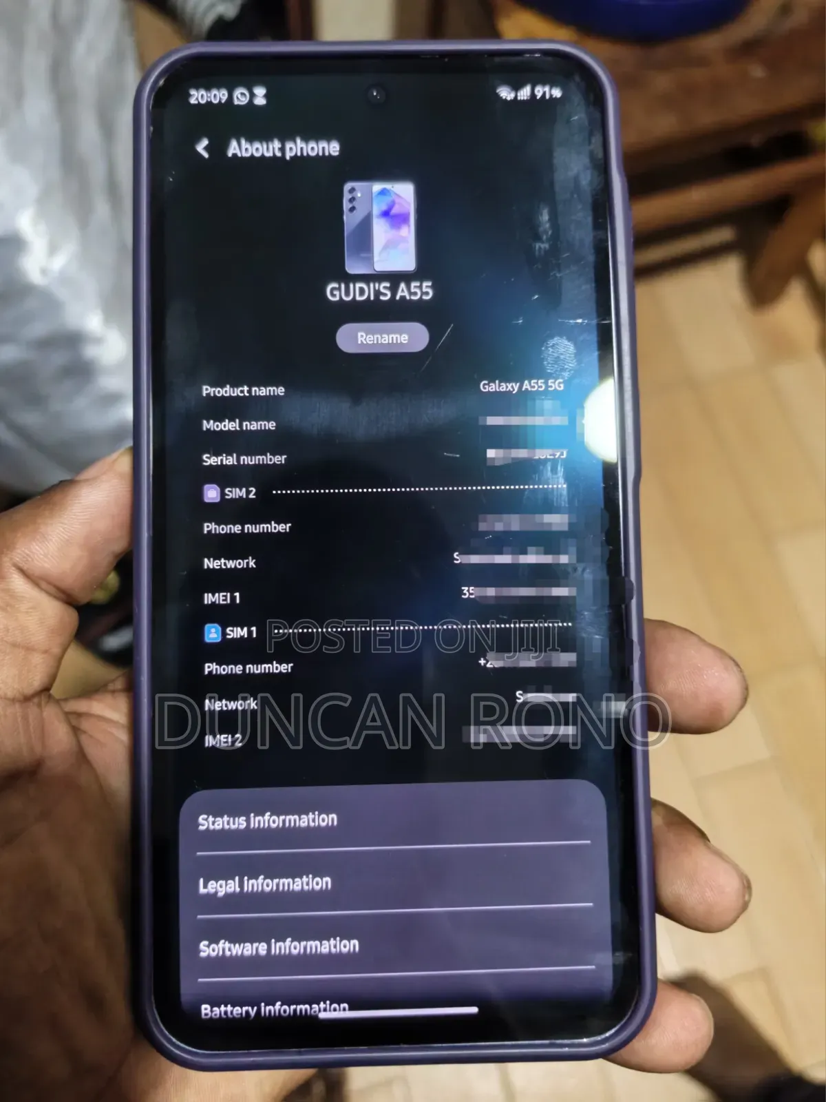 Samsung Galaxy A55 128 GB Black