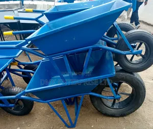 Heavy-Duty, Blue Metal Jua Kali Multipurpose Wheelbarrow
