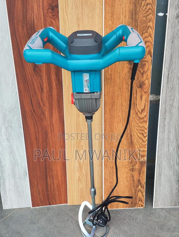 TOTAL Heavy-Duty Electric Cement & Paint Mixer – Mixing Machine - thumbnail 2