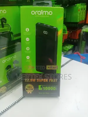 Oraimo Toast 22.5 Byte 10000mAh 22.5W Fast Charge Power Bank