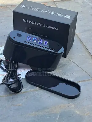 Discreet Digital Clock Camera With HD Video and Night Vision