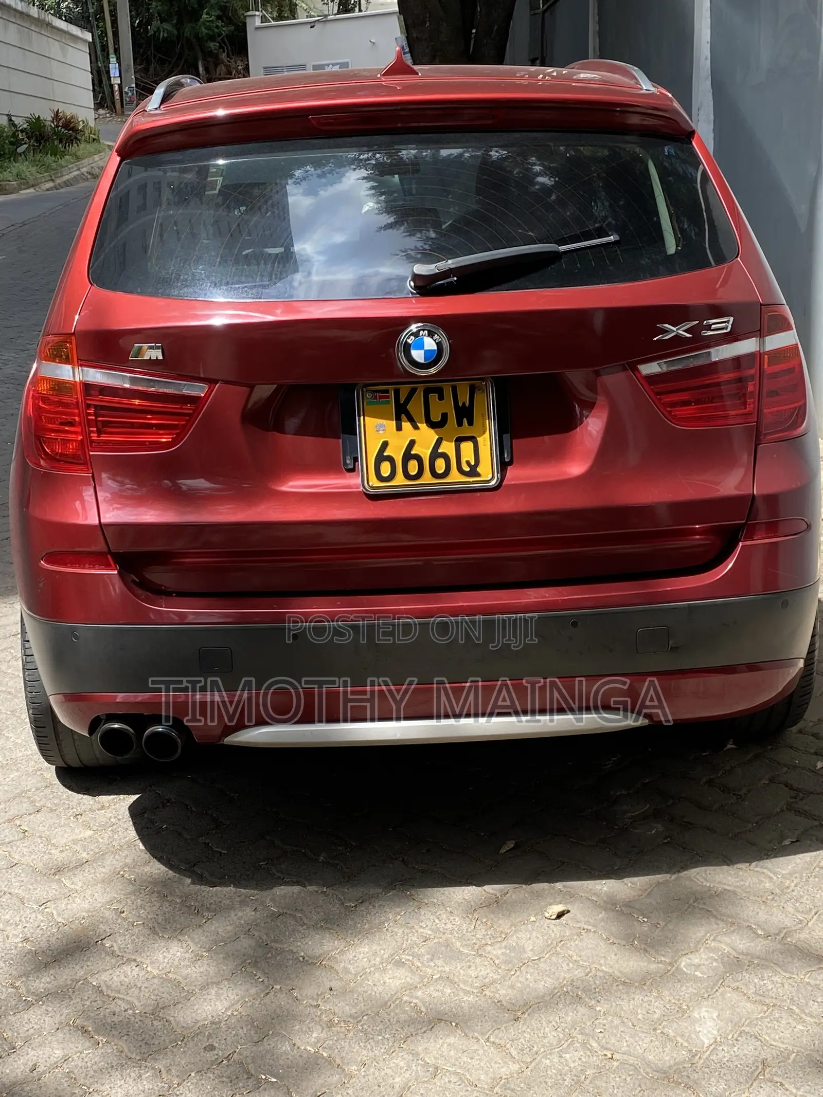 BMW X3 xDrive35i 2011 Red