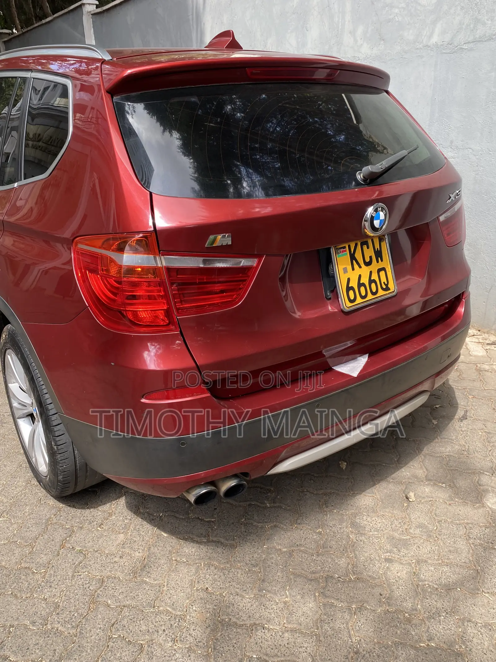 BMW X3 xDrive35i 2011 Red