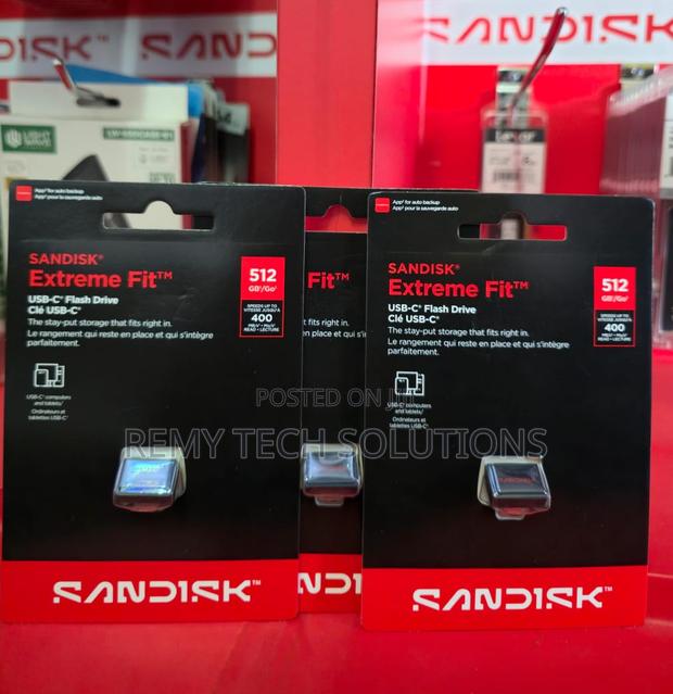 SanDisk Extreme Fit USB-C 512GB Flashdrives - main view