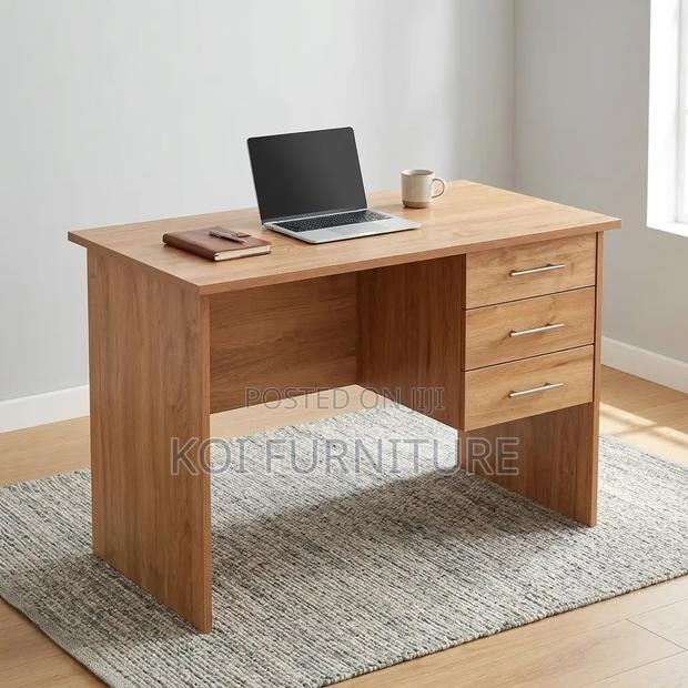 Office Desk : Compact Wooden Office and Study Desk - thumbnail 3