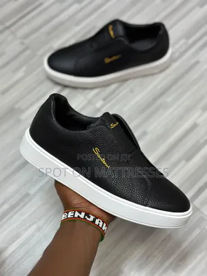 Executive Santoni Laceless Sneakers for Men. Sizes 40-45. We Deliver!