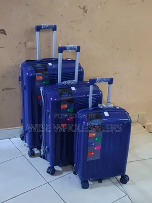 Unbreakable PP Rubber 3-in-1 Suitcase Set – Durable Travel Luggage