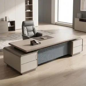 2.4m Director’s OfficeDesk – Spacious Executive Corporate Workstation