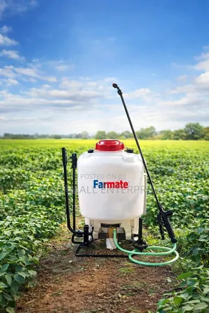 Farmate Backpack Sprayer 15L - White Red - Manual - New