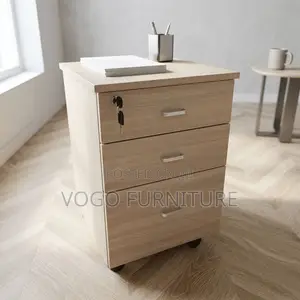 Cabinet; 3-Drawer Mobile Pedestal Cabinet