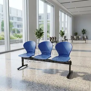 3-Seater Airport Waiting-Plastic Backrest