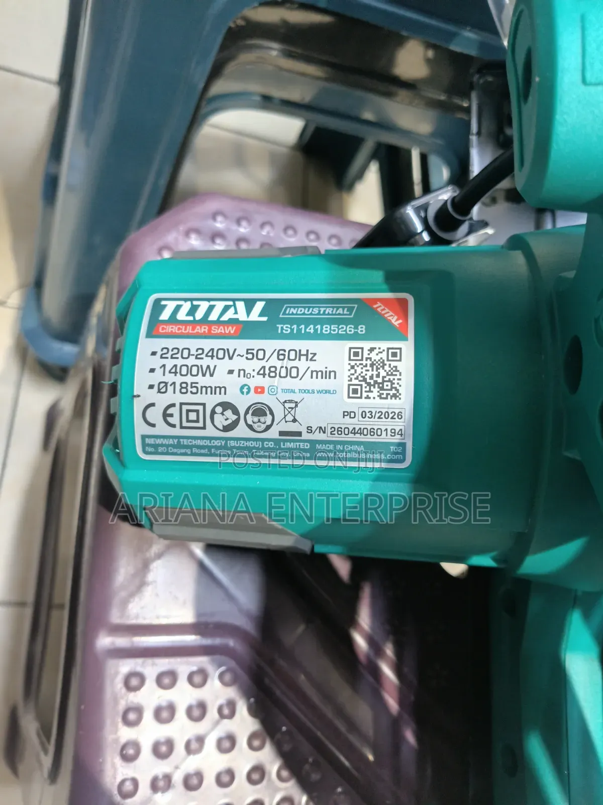 Total Circular Saw 1400W