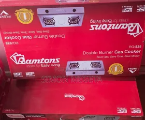 Ramtons Rg/538 Double Burner Gas Cooker