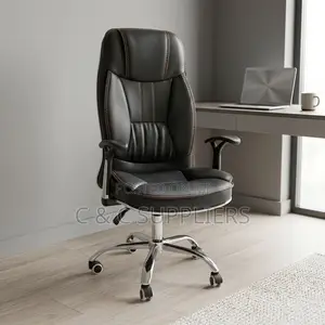Leather Swivel Generic Staff Chair.