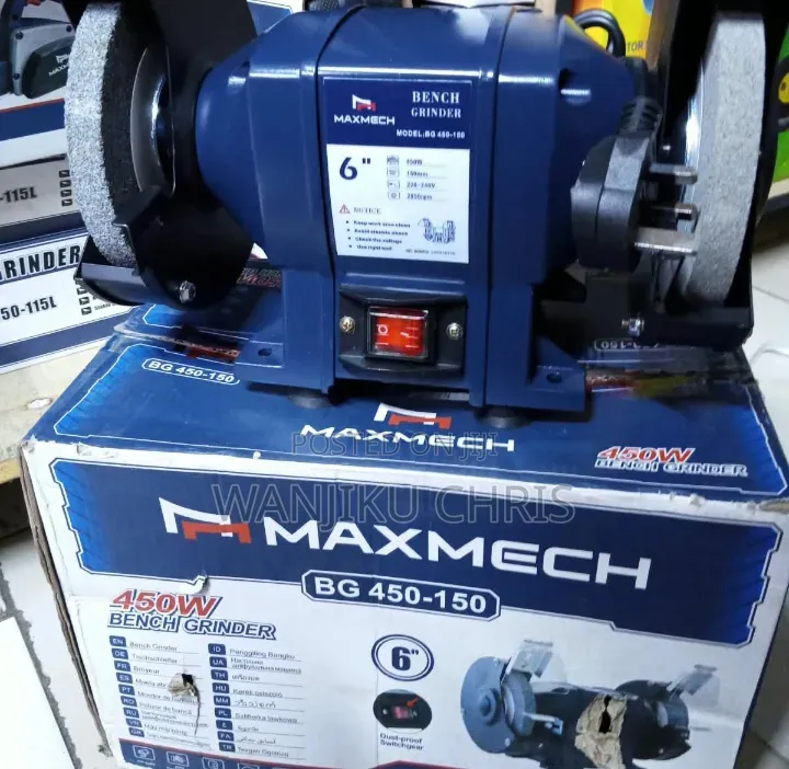 Maxmech 6" Electric Bench Grinder/ 450W Maxmech Bench Grinder